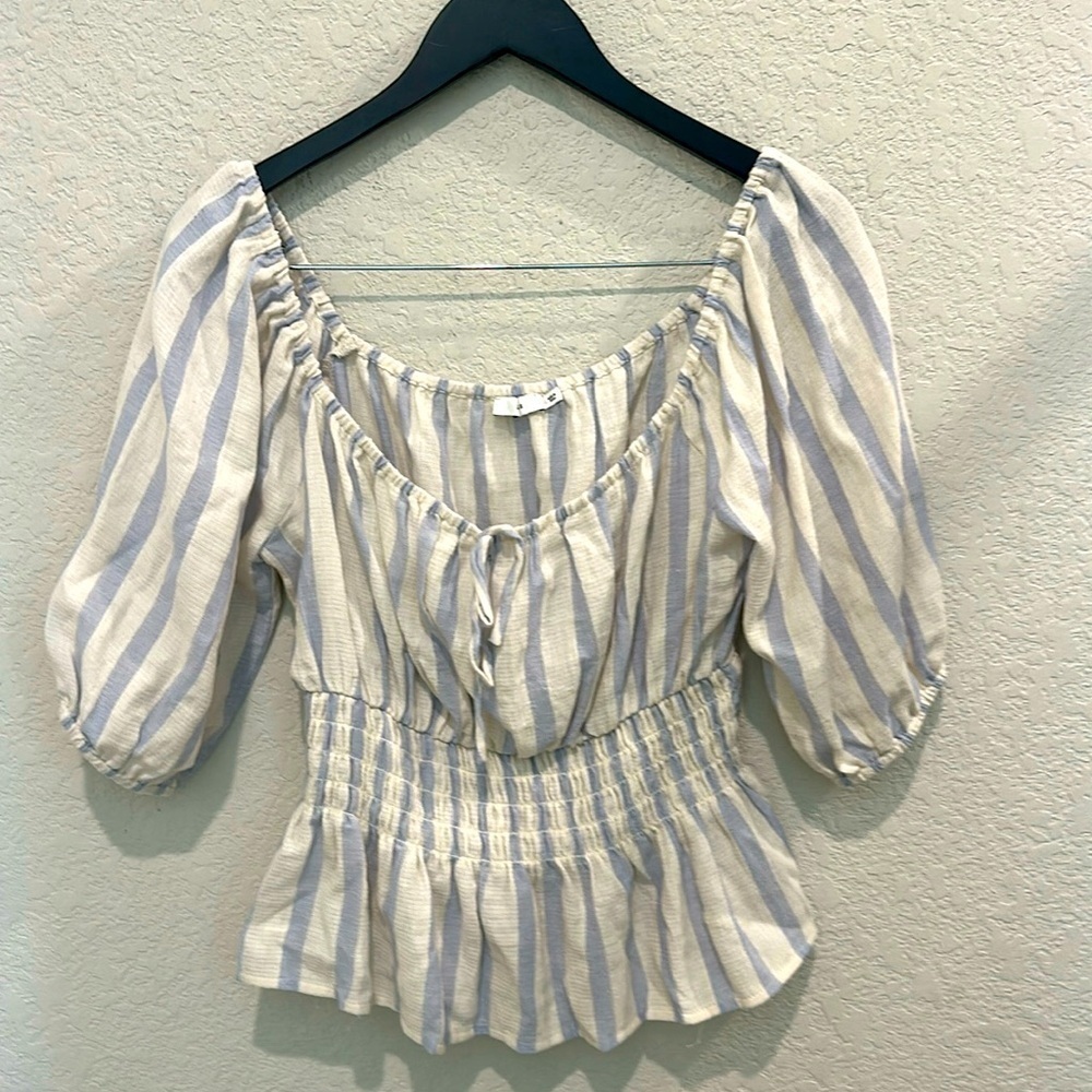Lush large boat neck crop top